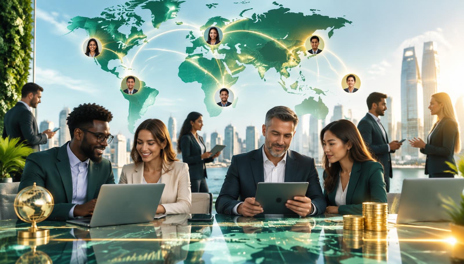 Global network connecting digital account buyers and sellers